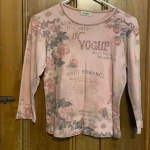 3/4 sleeve dressy top